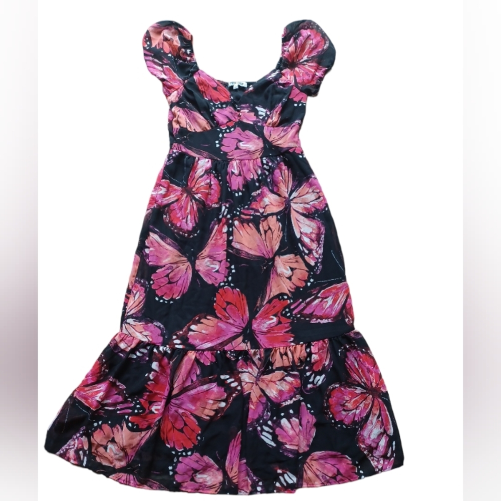 MIMI CHICA DRESS WOMEN SIZE M MULTICOLOR LONG